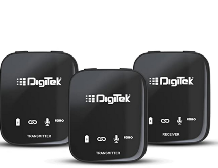 (Offer) Digitek Wireless Microphone System for DSLR, Camcorder, Smartphone & Tablet DWM 101