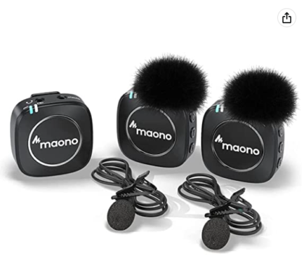 Maono WM820 A2 Wireless Microphone System