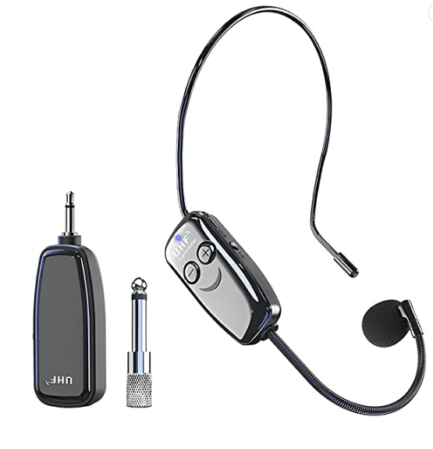 ZORBES UHF Wireless Headset Mic