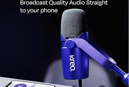 Kreo Kast Dynamic USB and XLR Podcasting Mic