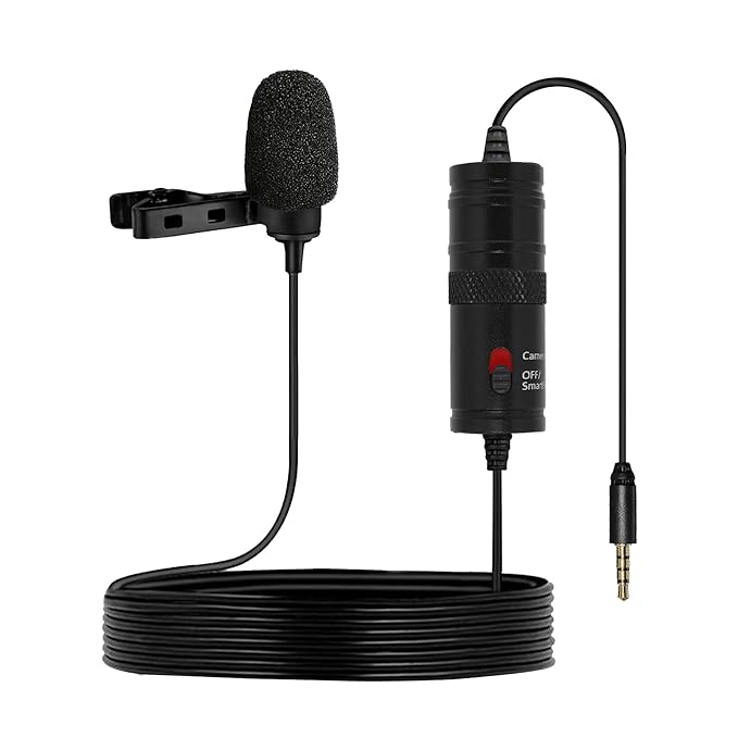 Amazon Basics Metal Condenser Microphone with 3.5mm jack and 6m cable