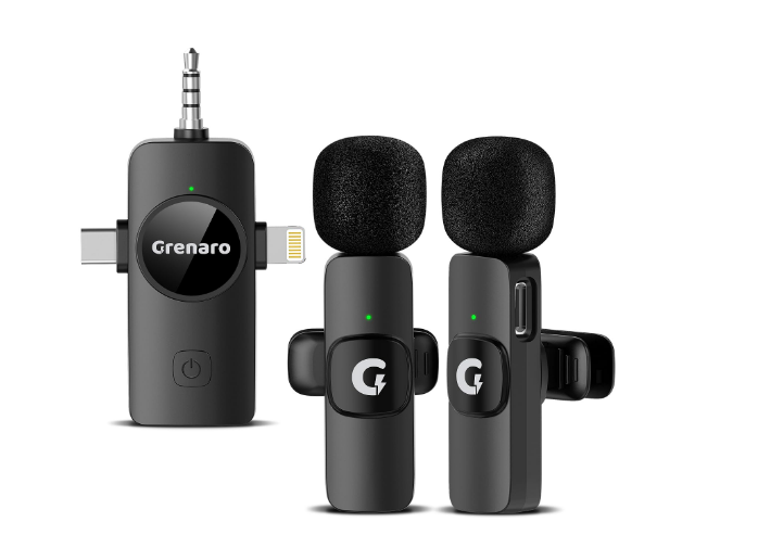 GRENARO 3-in-1 Wireless Microphone