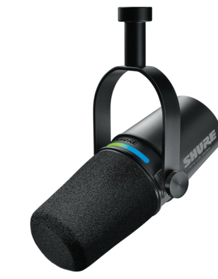 Shure MV7i Smart Microphone – USB-C/XLR Mic for Podcasting, Music, and More