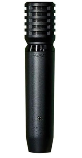 Shure Cardioid Condenser Acoustic Instrument MIC W/15FT XLR (PGA81-XLR)