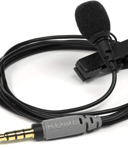 Rode Smart Lav+ Mobile Lavalier Microphone – Black