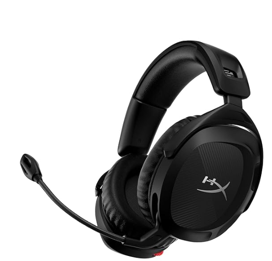 HyperX Cloud Stinger 2 Wireless Gaming Headset – PC Compatible, 20H Battery, Noise-Cancelling Mic, Black
