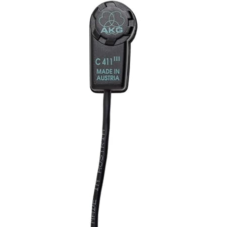 AKG C411PP Wired Vibration Pickup Microphone with XLR Connector
