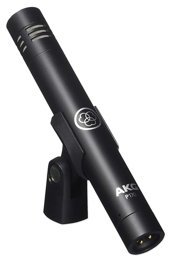 AKG Perception 170 XLR Instrumental Microphone in black color with Metal Body