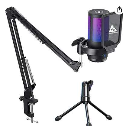 Audio Array AM-C46 Professional RGB USB Condenser Microphone Kit