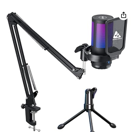 Audio Array AM-C46 Professional RGB USB Condenser Microphone Kit