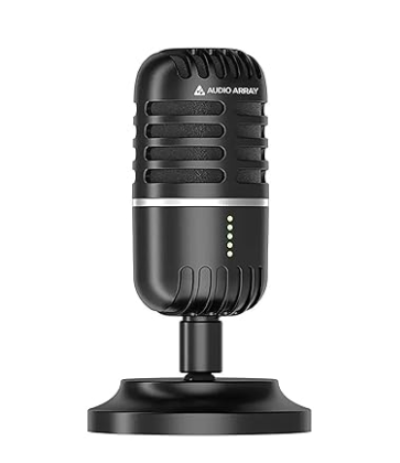Audio Array AM-C20 USB Microphone - Unique Tilt Stand & one Touch