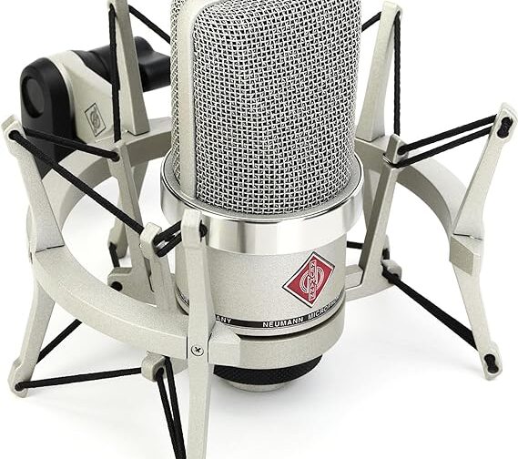 Neumann TLM 102 Studio Set large diaphragm condenser microphone with shock mount