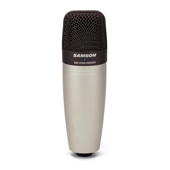 Samson C01 XLR Condenser Microphone with gold XLR connector
