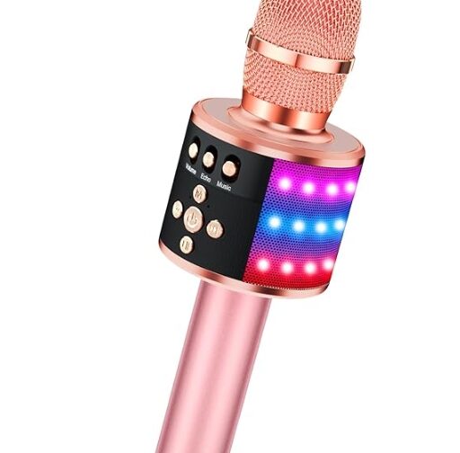 BONAOK Wireless Bluetooth Karaoke Mic