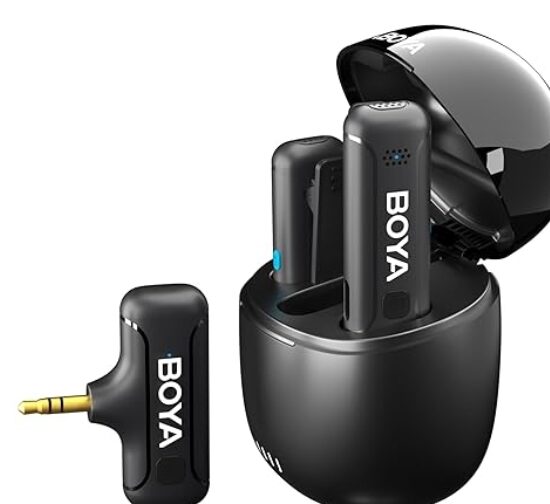 BOYA BY-WM3T-M2 Dual Wireless Mic with Charging Case