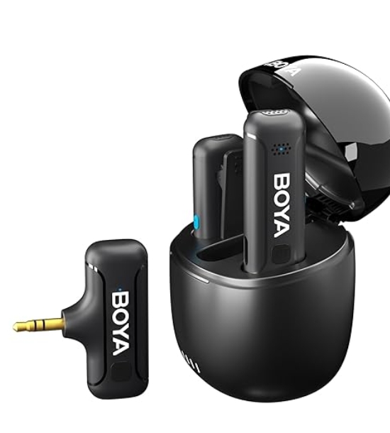 BOYA BY-WM3T-M2 Dual Wireless Mic with Charging Case