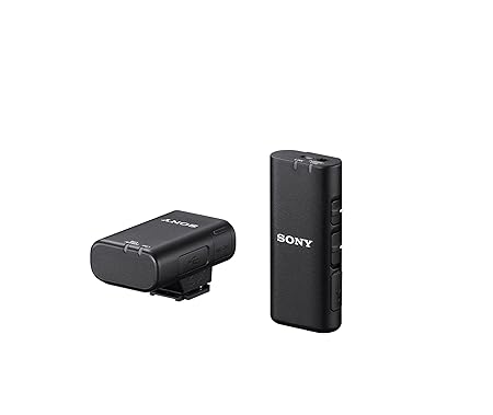 Sony ECM-W2BT Wireless Camera Microphone with Receiver and Accessories