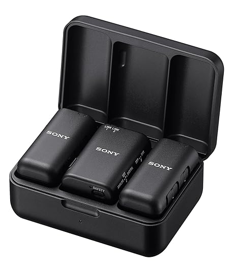 Sony ECM-W3 Dual Wireless Microphone with Charging Case