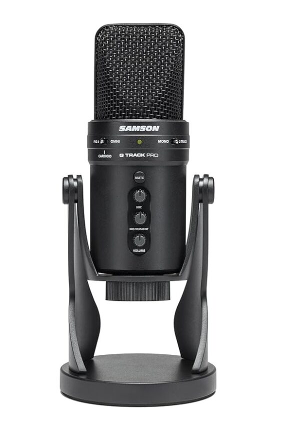 Samson G-Track Pro USB Microphone with built-in audio interface