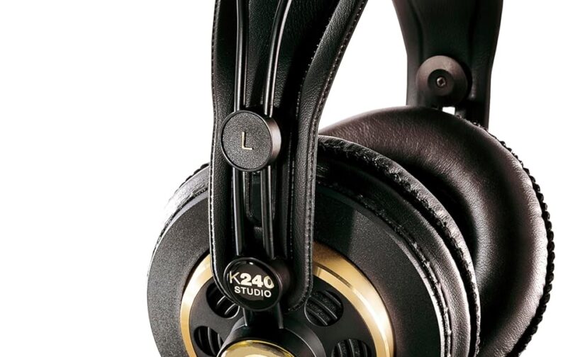 AKG K240 Professional-Studio-Wired-Headphones-Over-Ear-Black