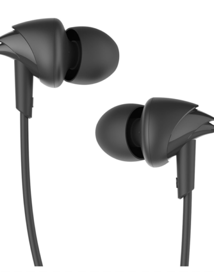 Boat BassHeads 100 in-Ear Headphones with Mic (Black)