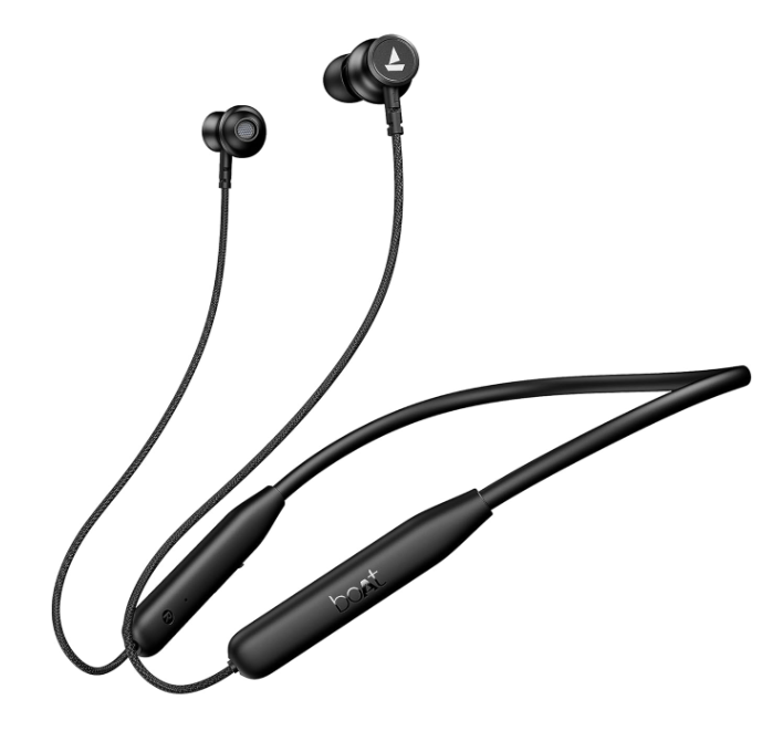 Experience non-stop entertainment with boAt Rockerz 113 Bluetooth Neckband Earphones. Enjoy 40 hrs playback, ENx noise-free calls, BEAST gaming mode & ASAP fast charging for 10 hrs playtime in 10 mins.