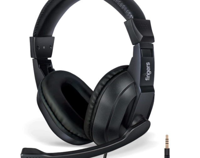 FINGERS S10 Wired Headphone On-Ear with Built-in Adjustable Mic