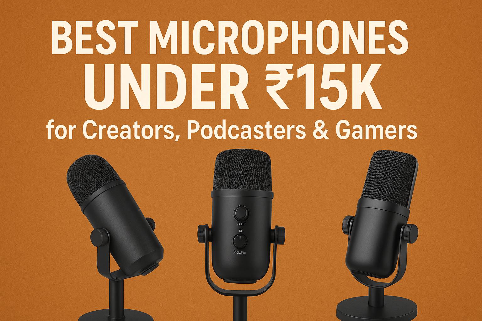 best budget microphones under ₹15k