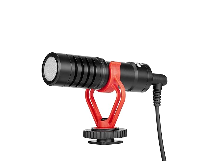BOYA BY-MM1 Universal Cardioid Shotgun Microphone for Camera & Smartphone