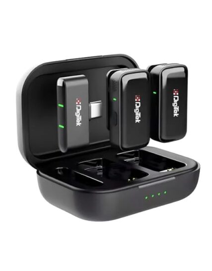 Digitek DWM-120 Wireless Mic with Noise Reduction, 50m Range & 4.5Hr Battery