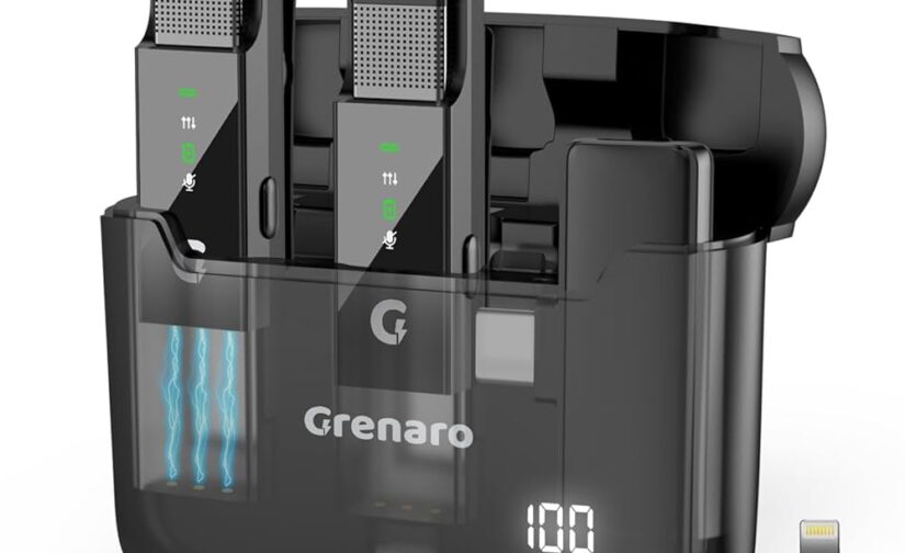 GRENARO Wireless Lapel Microphone