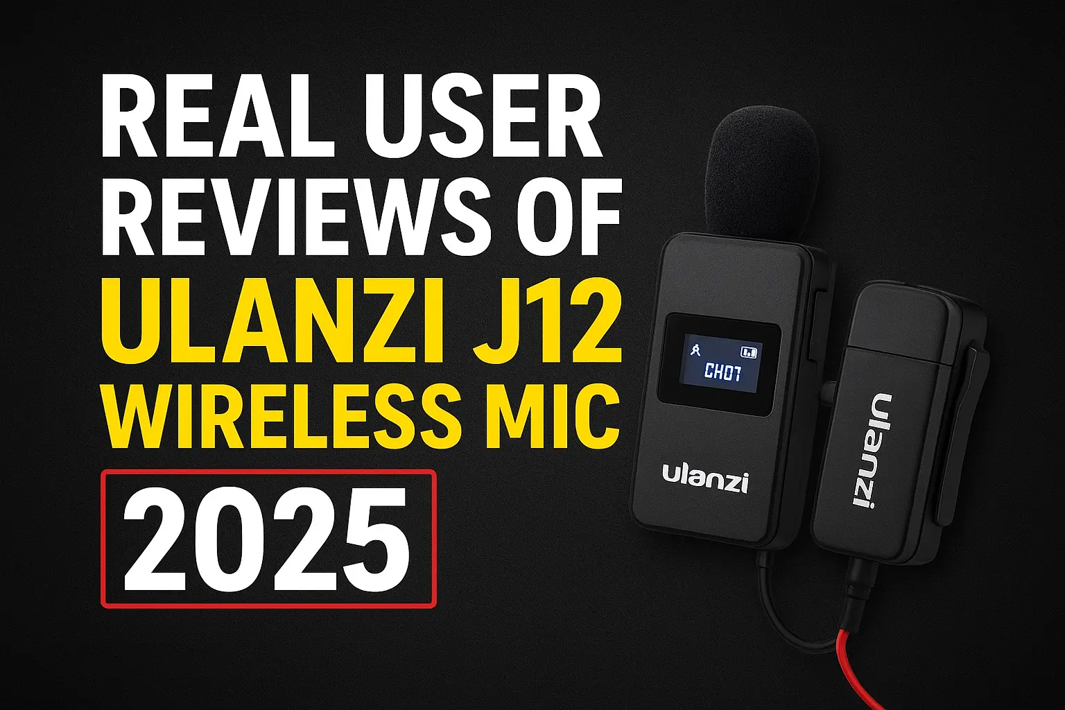 Real User Reviews of Ulanzi J12 Wireless Mic