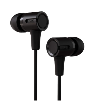 boAt Bassheads 102 in-Ear Wired Earphones with Mic (Charcoal Black)