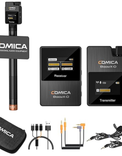 COMICA BoomX-D2-HR-W Lavalier Microphone