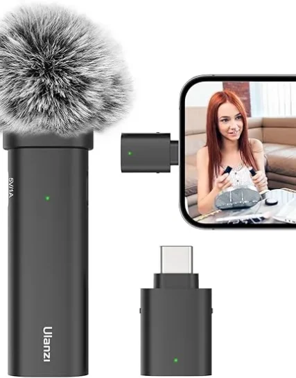 ULANZI MT-01 Wireless Lavalier Microphone for Smartphones
