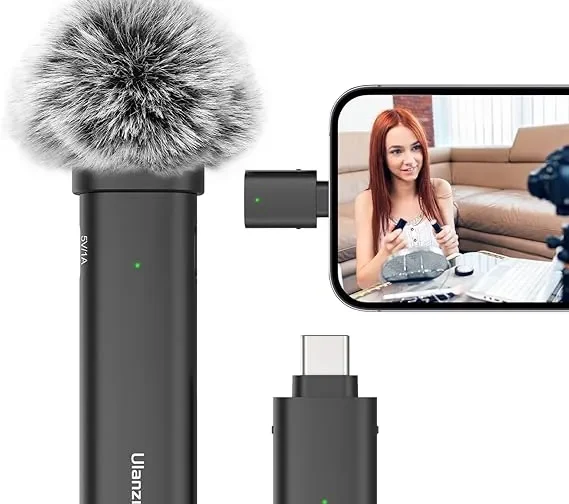 ULANZI MT-01 Wireless Lavalier Microphone for Smartphones