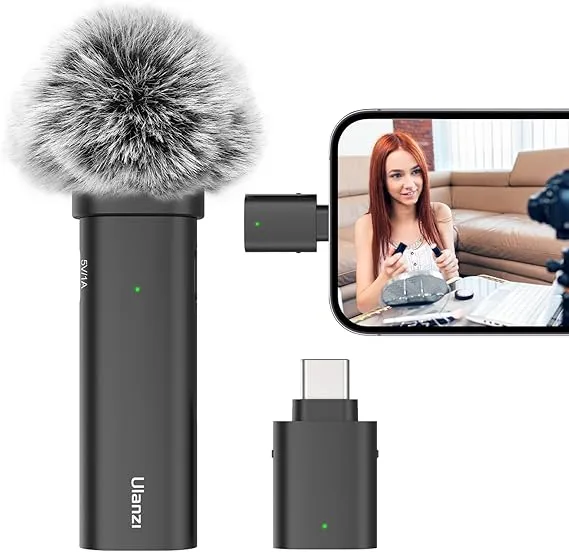 ULANZI MT-01 Wireless Lavalier Microphone for Smartphones