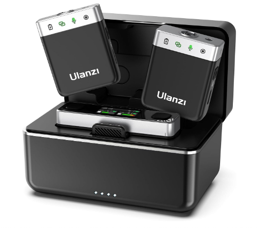 ULANZI AM18 Wireless Lavalier Microphone – Long-Range, High-Quality Audio for Creators