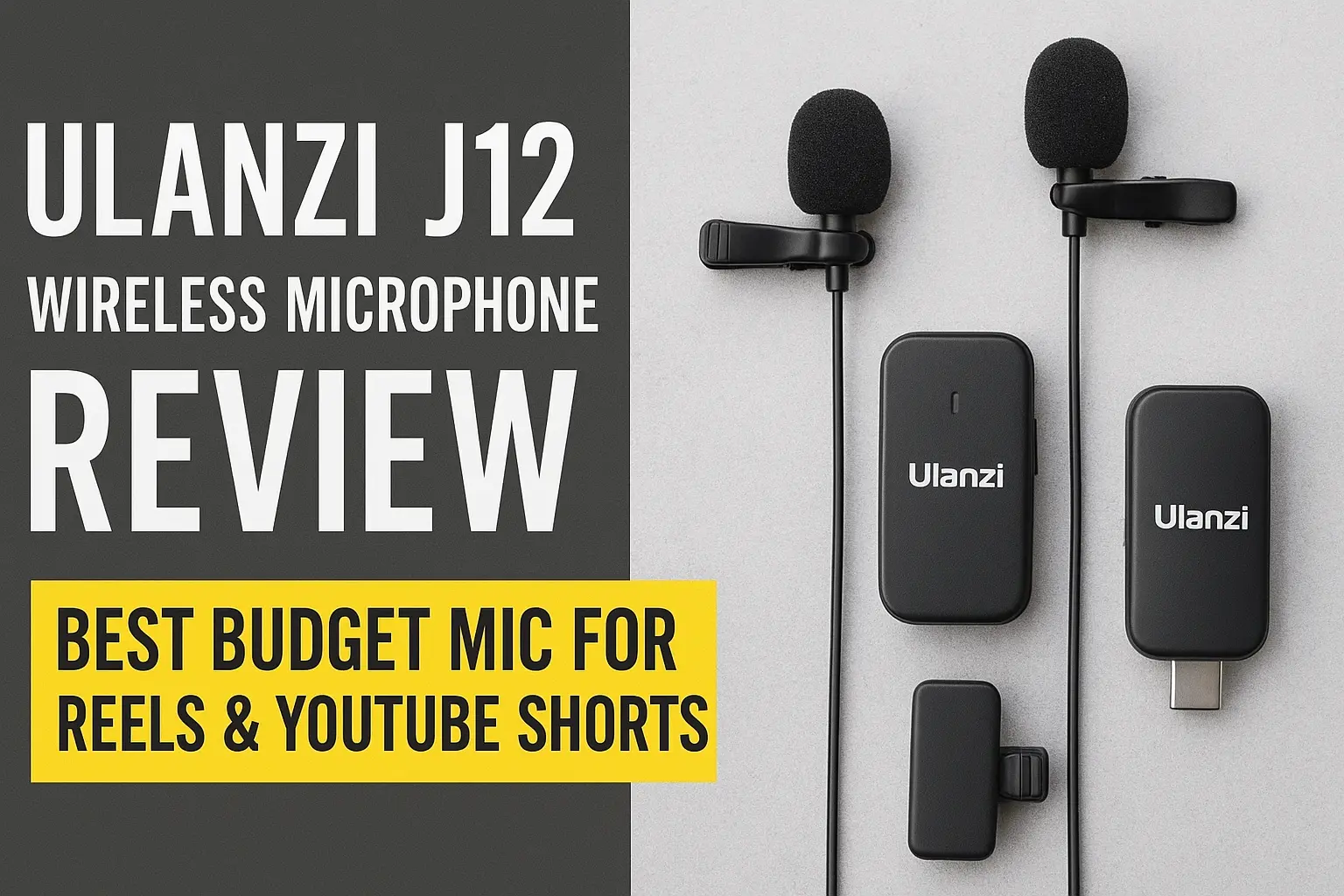 Ulanzi J12 Wireless Microphone Review