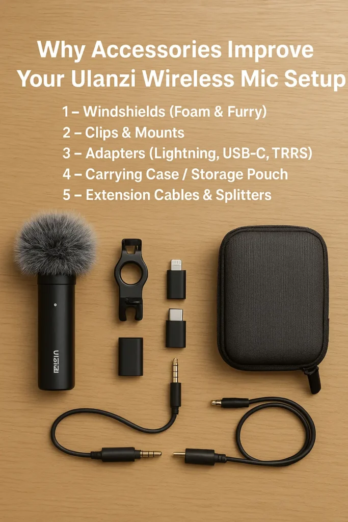 Why Accessories Improve Your Ulanzi Wireless Mic Setup