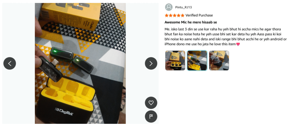 Digitek DWM 105 2 in 1 Wireless Microphone