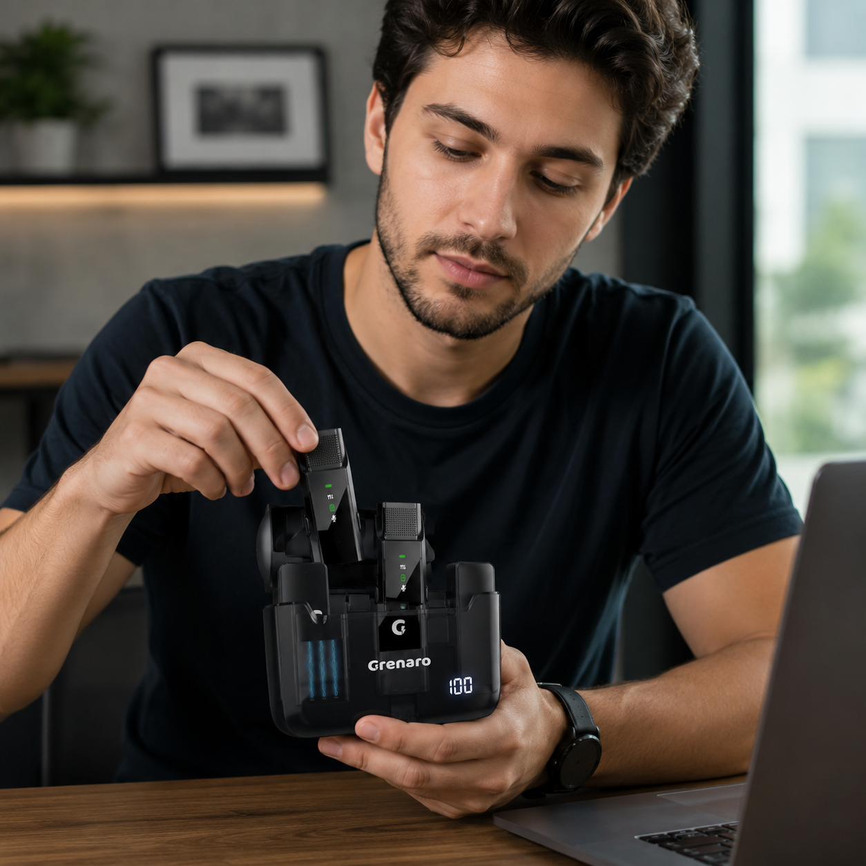 GRENARO S13 Wireless Mic for YouTube Recording